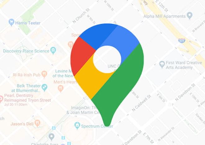 Ứng dụng Google tìm vị trí về điện thoại trên bản đồ