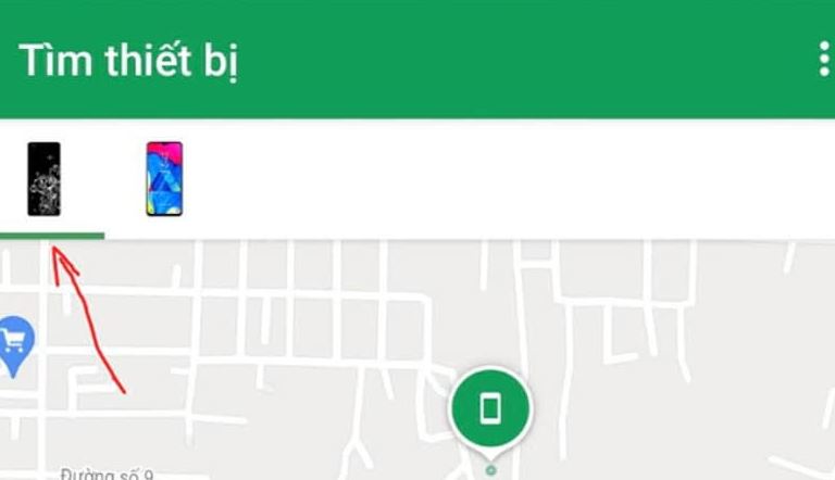 Ứng dụng Google tìm vị trí về điện thoại trên bản đồ3