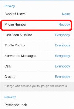 Ẩn số điện thoại trên Telegram2